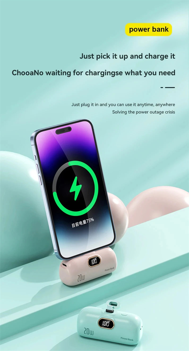 OnePlus 300000mAh Wireless CCC Certification Power Bank Capsule Mobile Power Supply Emergency Fast Charging External Battery