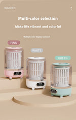 Portable Mini Washing Machine Automatic Washer Machine Clothes Cleaning Tool For Dormitories Travel Camping Hotel Apartment