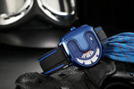 Trend Personality Novel U-Shaped Design Men Watch Creative Dial Rotating Pointer Fashion Watch Waterproof