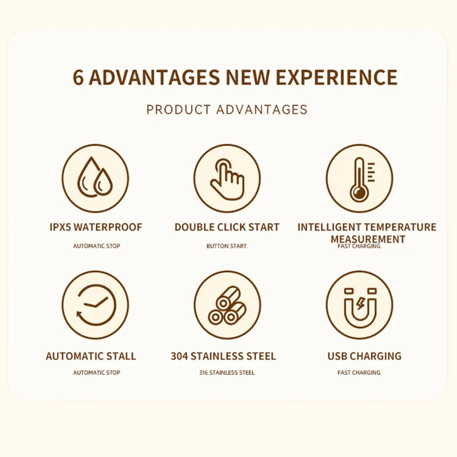 380ML Coffee Cups Electric Automatic Stirring Mug Rechargeable 304 Stainless Steel Mixer Drinkware Touch Magnetic Tea Cup Gifts