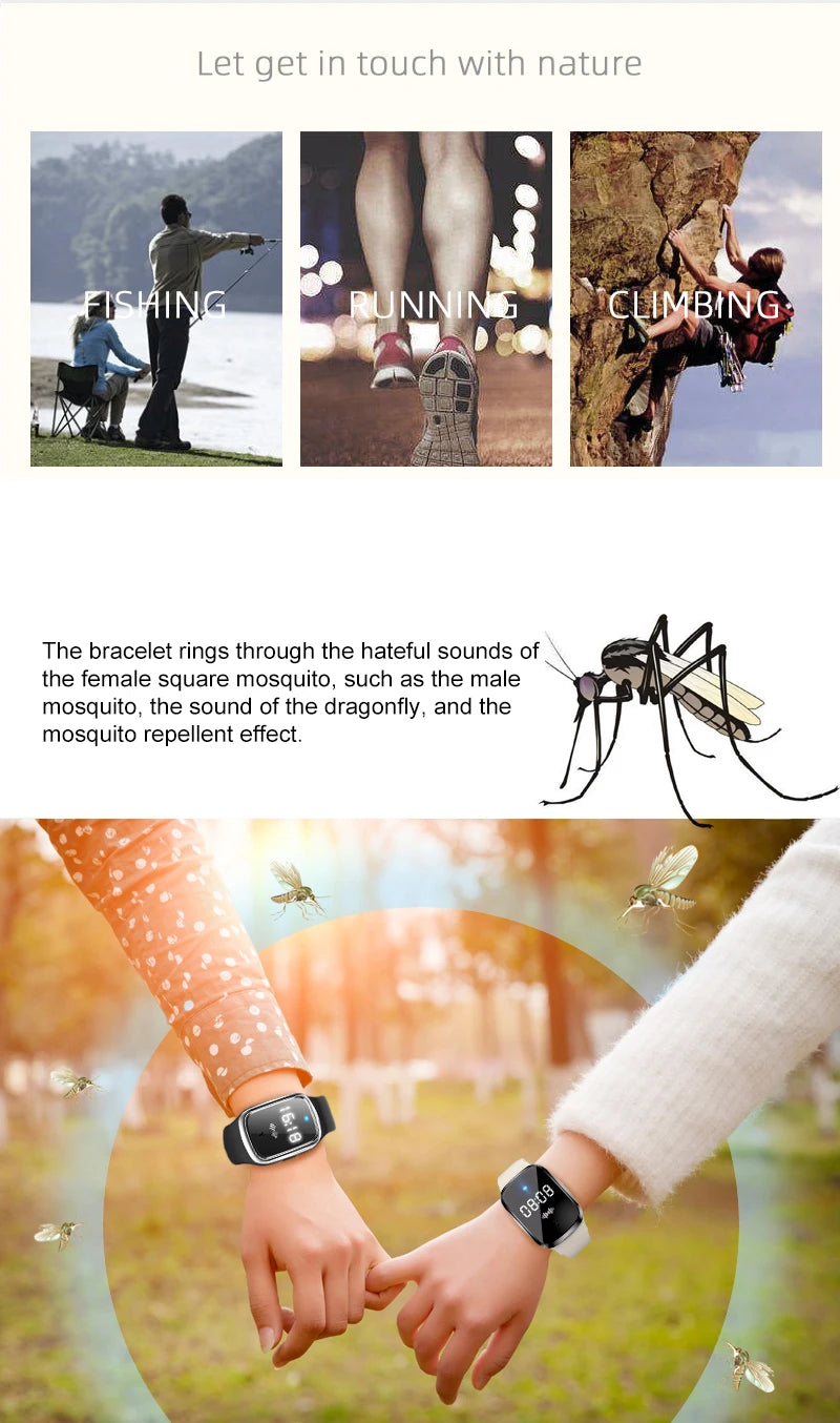 Xiaomi M2 Portable Mosquito Repellent Ultrasonic Mosquito Repellent Bracelet Outdoor Usb Rechargeable Smart Inverter Battery
