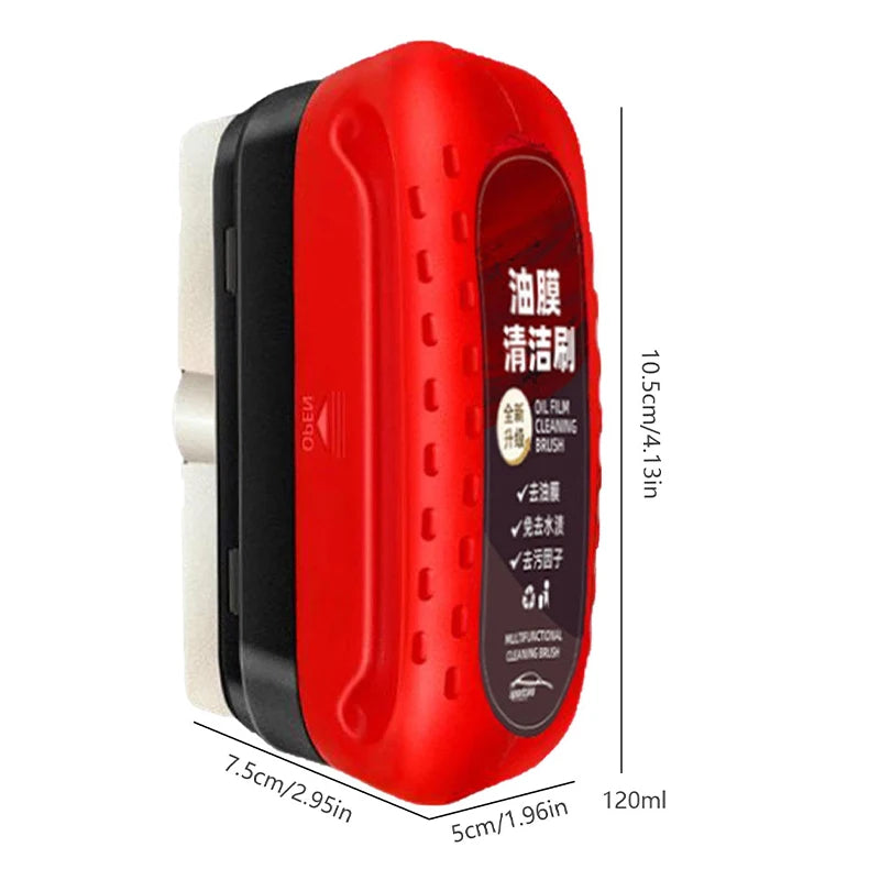 Window Cleaner Oil Film Brush Removal Cleaner Supplie Car Glass Oil Film Brush Glass Sponge Clean Glass Windshield Glass Scraper