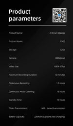 Xiaomi 800w Pixel Smart Glasses With Ai Camera For High-definition Photography Video Recording Voice Calls And Translation New