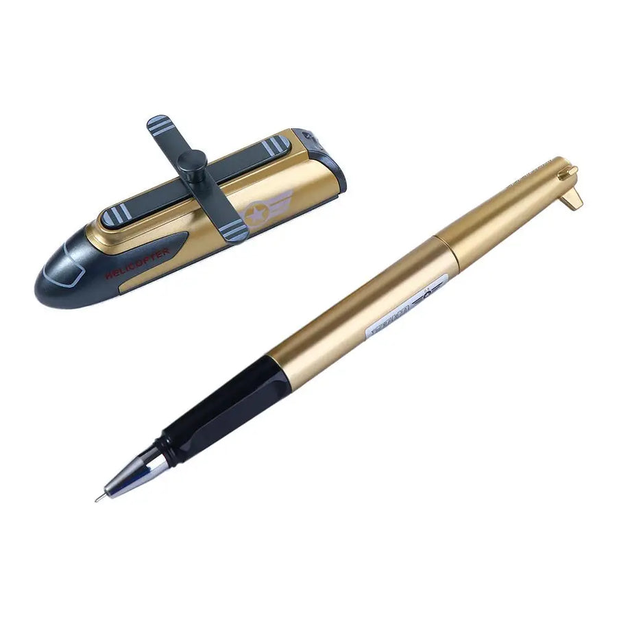 Airplane Shape Boy Exam Writing Tool Large Capacity Quick Dry Signature Pen School Supplies Ballpoint Pen Black Ink Gel Pen