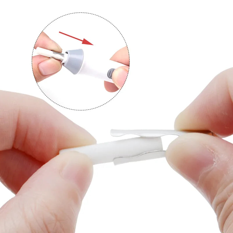 Electric Erasers Less Rubber Crumb Thick/Thin Rubber can be Changed Simple Korean Stationery Safe and Efficient School Supplies