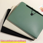 Three Colors Horizontal A4 Folder Students Office Business Trip Multi-layer Large Capacity 5/8/13 Layers Storage Organ Bag