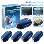1-10pcs Car Window Glass Anti-ice Snow Remover Solar/USB Antifreeze Snow Removal Instrument Winter Deicing Device Car Defroster