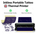 Inkless A4 Portable Thermal Printer Supports A40 Thermal Paper Bluetooth Wireless Mobile Travel Printers for Car & Office Use