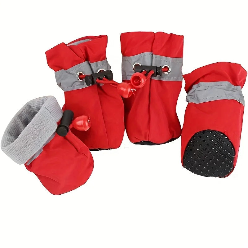 [Waterproof Soft Bottom Dog Boots] Pet Dog Shoes Puppy Outdoor Soft Bottom for Cat Chihuahua Rain Boots Waterproof Boots Perros