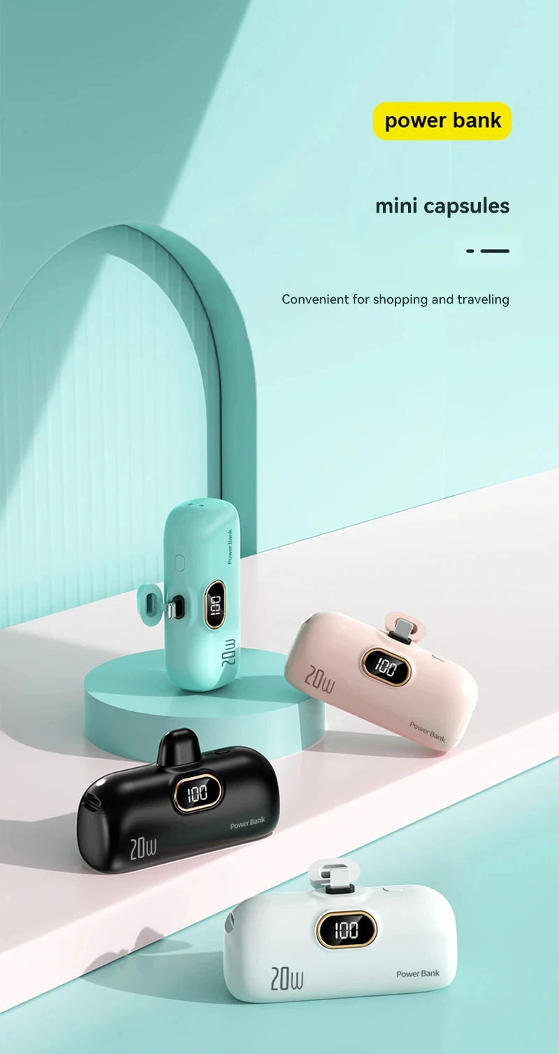OnePlus 300000mAh Wireless CCC Certification Power Bank Capsule Mobile Power Supply Emergency Fast Charging External Battery
