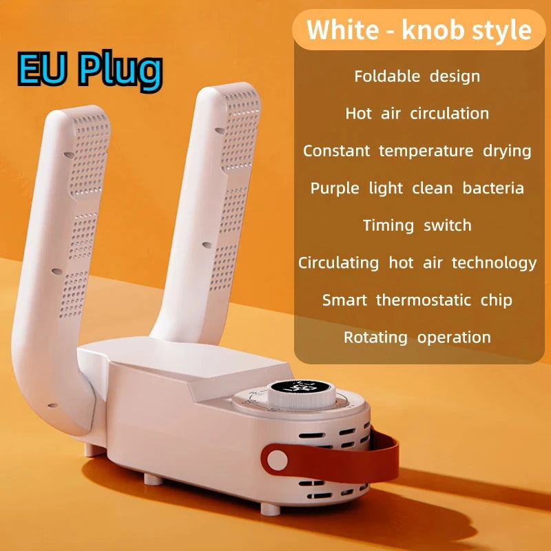 Intelligent Timer Shoe Dryer  Adjustable Dryer Quick Drying Deodorizing Sterilizing Shoe Dryer Household Shoe Warmer Heater