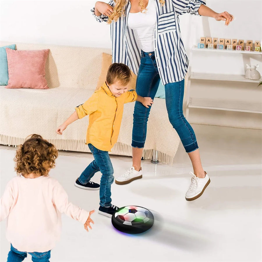 Suspension Air Football Electric Levitate Sport Toy ABS Hover Soccer Ball with Led Light Indoor Collision Avoidance for Kids Toy