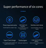 LED Strong Light Flashlight Rechargeable Multi functional for Long Range Portable Outdoor Home Mini Flashlight Cap Clip Light