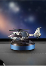 Car Solar Powered Rotation Helicopter Airplane Air Freshener Solar Helicopter Interior Perfume Trim Diffuser Rotary Aromatherapy