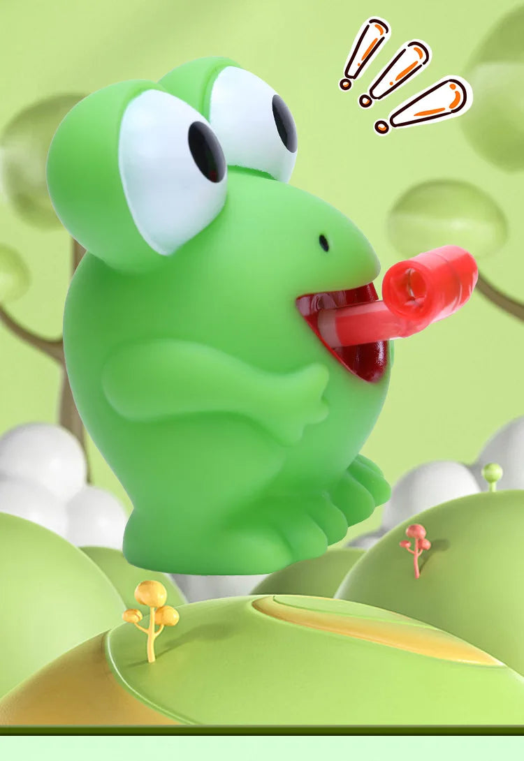 Pinch Frog Dinosaur Sticking Tongue Out Toys Funny Sensory Stress Relief Fidget Toys Cat Toys School Gifts for Kids Children