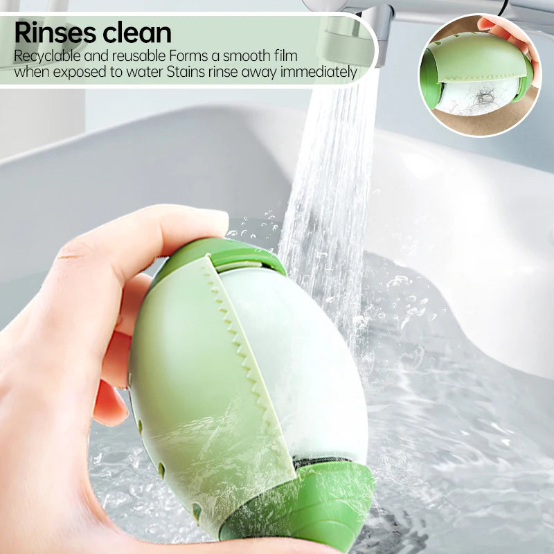 Washable Lint Remover Pet Hair Remover Brush Portable Lint Roller for Clothes Pet Hair Remover Multifunctional Household Remover