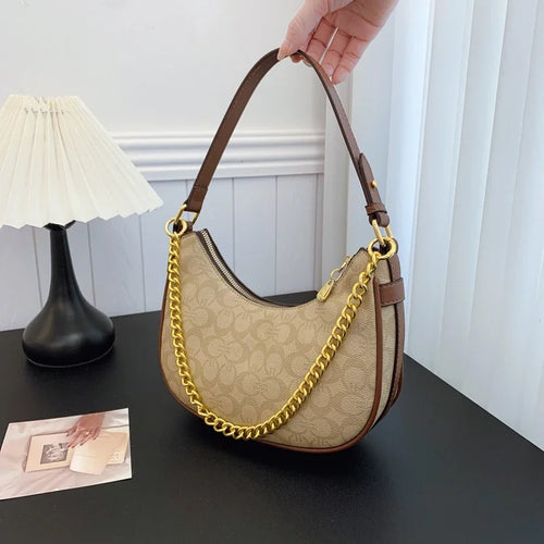 Classic Elegant Handbags For Ladies, Leather Tote Bag By Famous Designer, Women's Shoulder Bag Luxury Brand