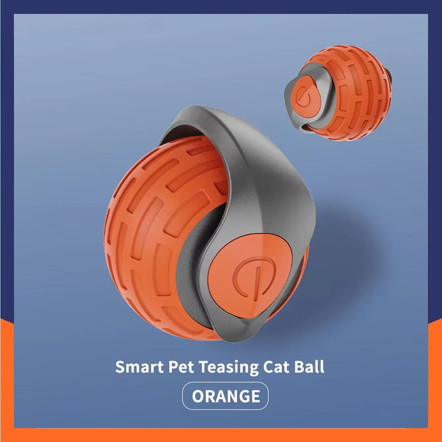 New Smart Pet Toy Ball Electric Interactive Game Automatic  Jumping Rolling Ball Rechargeable Moving Puppy Cat Entertainment Toy
