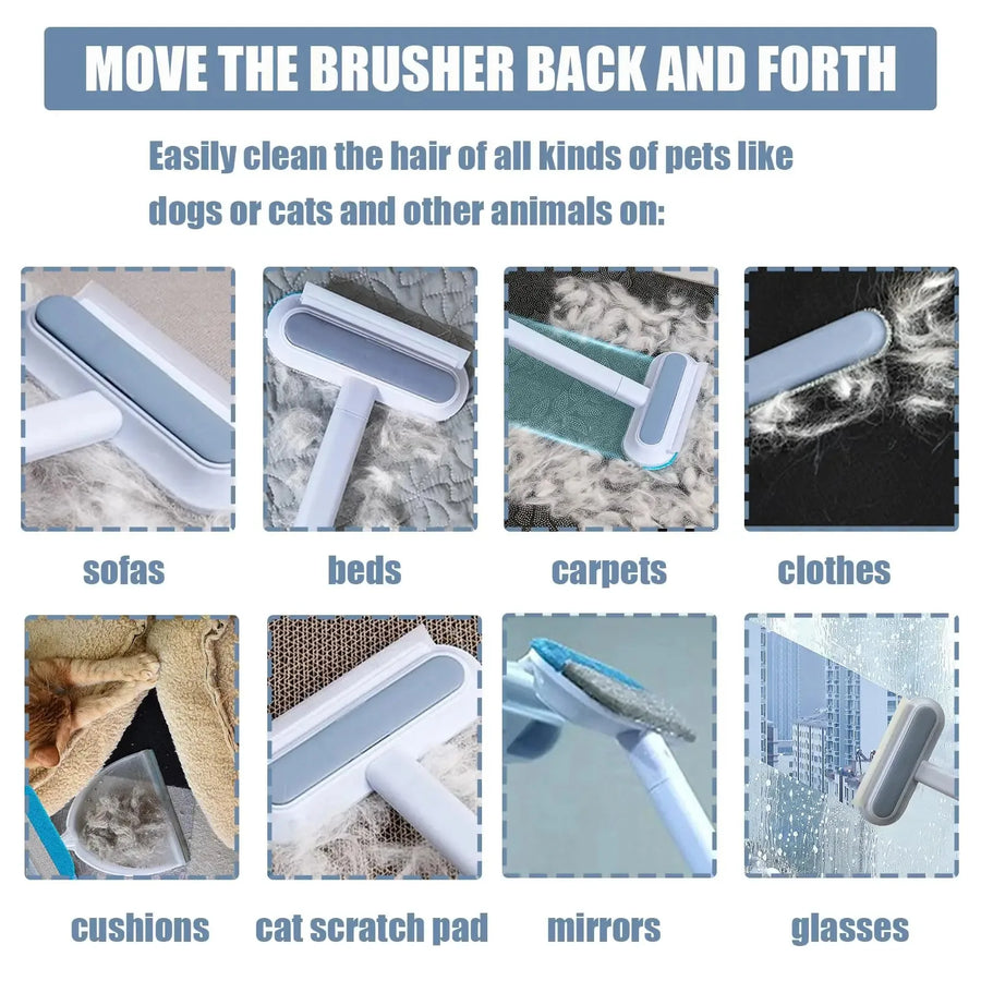 Pet hair remover is suitable for furniture, durable and reusable, washable plush cleaner for dogs and cats, family and outdoor u