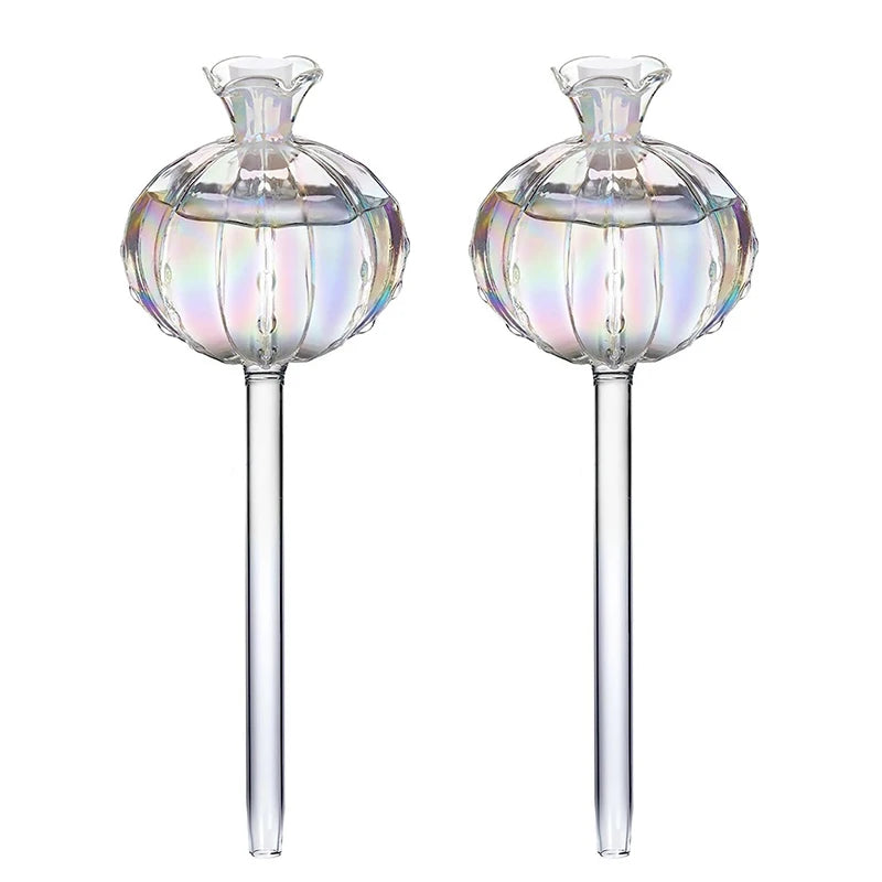 Glass Automatic Plant Watering Bulbs Shape Flower Plant Water Dripper Lightweight Houseplant Device Drip Irrigation System