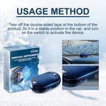 1-10pcs Car Window Glass Anti-ice Snow Remover Solar/USB Antifreeze Snow Removal Instrument Winter Deicing Device Car Defroster