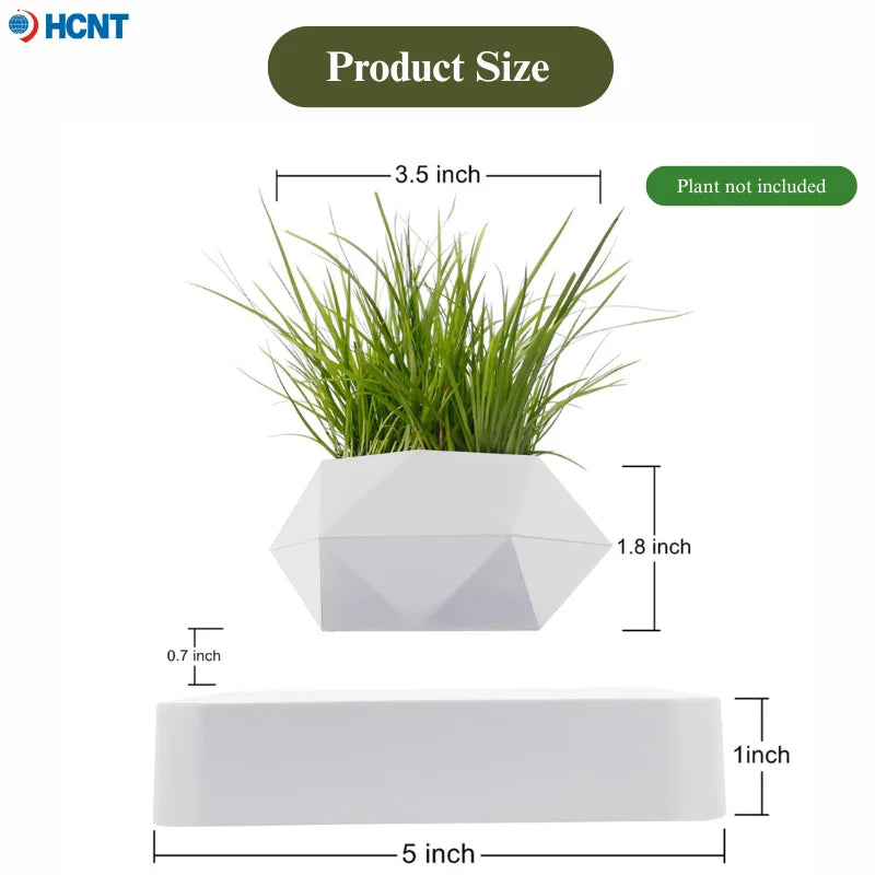 Levitating Air Bonsai Pot Rotation Flower Pot Planters Magnetic Floating Pot Potted Plant Flowers And Plants Home For Home Decor