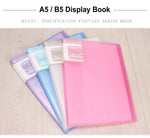 Office Document Organizer Folder A5 Display Book Transparent PVC Bag Document Storage B5 Paper Folder For Documents