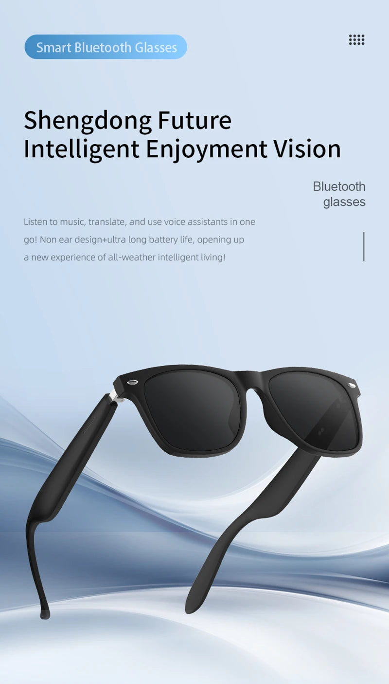 Xiaomi AI Intelligent Glasses Fashion Waterproof Multifunctional Bluetooth Call Playing Music Smart Sunglasses For Men & Woman