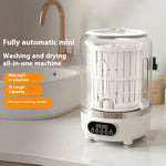 Portable Mini Washing Machine Automatic Washer Machine Clothes Cleaning Tool For Dormitories Travel Camping Hotel Apartment