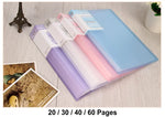 Office Document Organizer Folder A5 Display Book Transparent PVC Bag Document Storage B5 Paper Folder For Documents