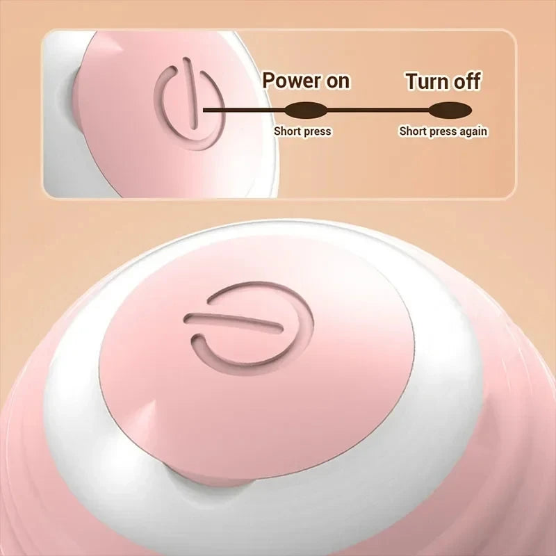 Smart Cat Toys Balls Automatic Interactive Pet Electric Rolling Teaser USB Rechargeable Kitty Moving Bouncing ball Mouse Car toy