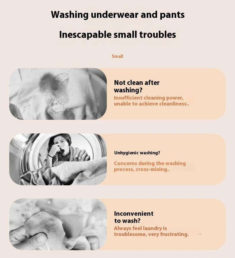 Portable Mini Washing Machine Automatic Washer Machine Clothes Cleaning Tool For Dormitories Travel Camping Hotel Apartment