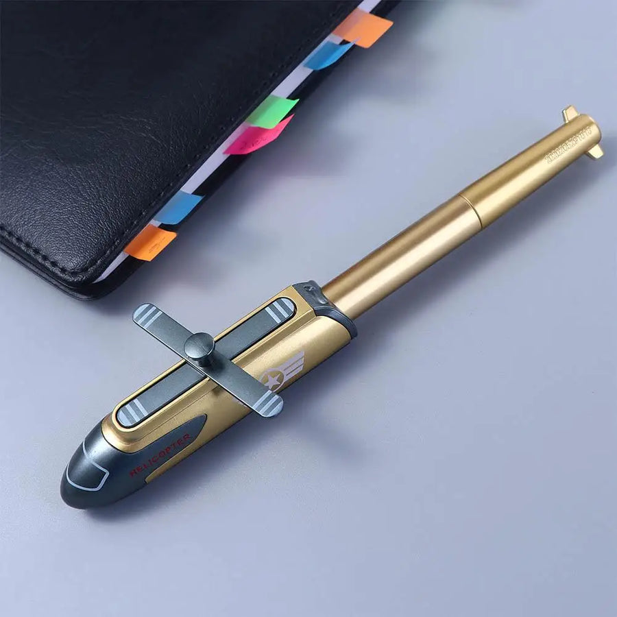 Airplane Shape Boy Exam Writing Tool Large Capacity Quick Dry Signature Pen School Supplies Ballpoint Pen Black Ink Gel Pen