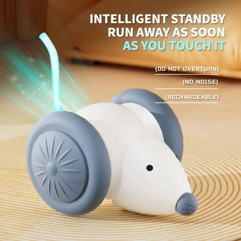 Smart Cat Toys Balls Automatic Interactive Pet Electric Rolling Teaser USB Rechargeable Kitty Moving Bouncing ball Mouse Car toy