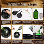 Halloween WitchCauldron with LED Light & Fog Mist Maker  Skeleton Decor for Spooky Hocus Pocus Party, Home, Halloween Party