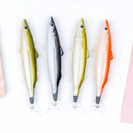 Pack of 6 Fish Pen Ballpoint Pens Novelty Fishing Pen 0.5mm Decor Party Dropsale
