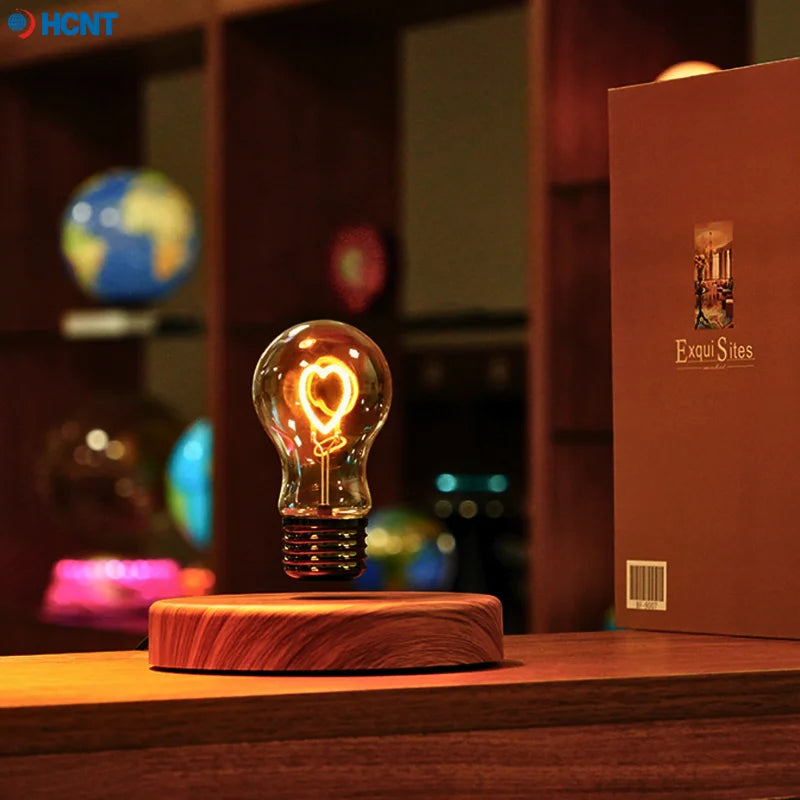 Magnetic Levitation Lamp Creativity Floating Glass LED Bulb Home Office Desk Decor Birthday Gift Table Novelty Night Light