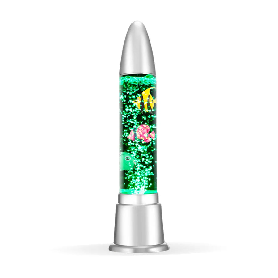 LED Bubble Tube Light Color Changing Artificial Fish Tank Lamp Fake Aquarium Lamp for Home Desk Bedroom