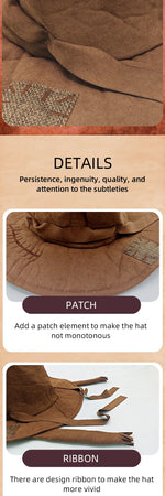 Halloween Witch Hat Cosplay Costume Hat Props Anime Game Film and Television Surrounding Branch School Magic Tree Hat