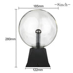 Magic Crystal Plasma Ball Lamp 3 4 5 6 8 Inch Electric Lamp Night Light Kids Gift Birthday Christmas Novelty Glass Plasma Lamp