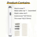 Electric Erasers Less Rubber Crumb Thick/Thin Rubber can be Changed Simple Korean Stationery Safe and Efficient School Supplies