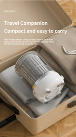 Portable Mini Washing Machine Automatic Washer Machine Clothes Cleaning Tool For Dormitories Travel Camping Hotel Apartment