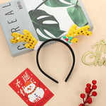 Christmas Headbands for Adults Children Deer Antlers Elk Hair Accessories Festive Atmosphere Party Decorations Props Headbands