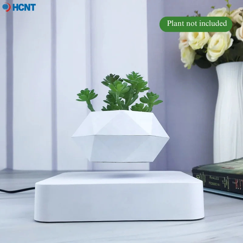 Levitating Air Bonsai Pot Rotation Flower Pot Planters Magnetic Floating Pot Potted Plant Flowers And Plants Home For Home Decor