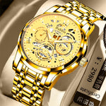 Watch For Men Trendy High end Light Luxury Versatile Quartz Watches Glow Waterproof Roman Hollow Male's Clock Watch UTHAI L93