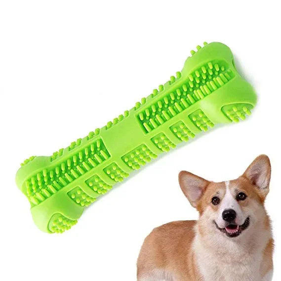 1PC Pet Chew Toy Soft Rubber Dog Toothbrushes Rubber Anti-biting Tooth Grinding Chew Stick for Small Dogs Training Pet Supplies