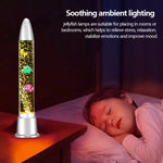 LED Bubble Tube Light Color Changing Artificial Fish Tank Lamp Fake Aquarium Lamp for Home Desk Bedroom