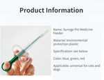 Pet Pills Applicator Cats Dogs Syringe Medicine Feeder Insect Repellent Supplies Can Clip Pills Cats and Dogs Pet Water Feeder