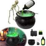 19.5/25cm Halloween Black Witch Bowl Magic Float Bottle And Diffuser Horror House Decoration For Halloween Party Scary Props