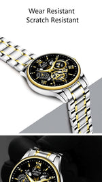 Watch For Men Trendy High end Light Luxury Versatile Quartz Watches Glow Waterproof Roman Hollow Male's Clock Watch UTHAI L93